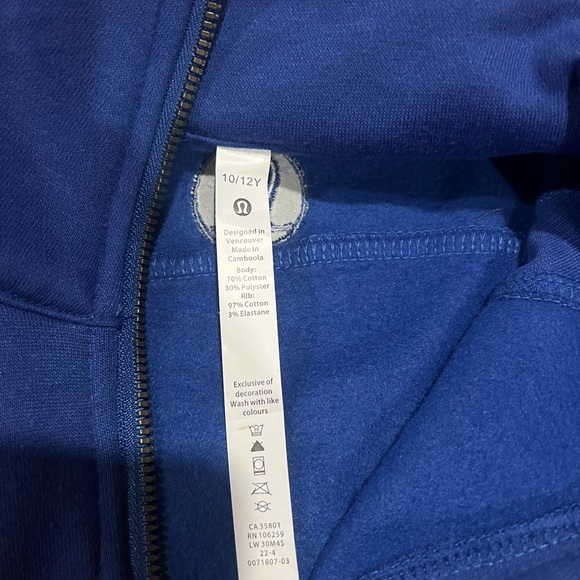 Lululemon kids cropped pullover - Picture 3 of 5
